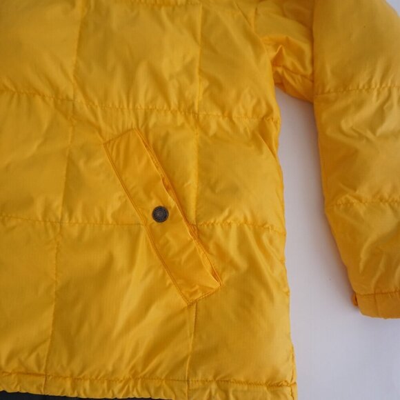 Vintage '90S Polo Ralph Lauren Bright Yellow Puffer Down Feather Winter Jacket L - Picture 5 of 15